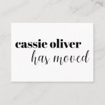 Modern ändring av Adress-kort för en person