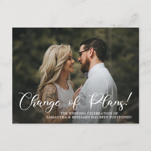 Modern ändring av Bröllop i fotboll Vykort (Framsida)