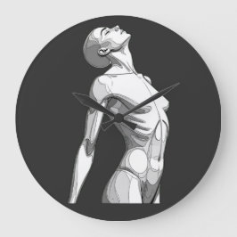 Modern Android Sketch - Minimalist Wall Clock Stor Klocka