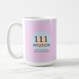 Modern Angel Numres Numerology 111-institutionen Kaffemugg