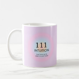 Modern Angel Numres Numerology 111-institutionen Kaffemugg