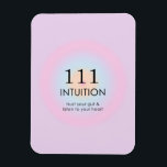 Modern Angel Numres Numerology 111-institutionen Magnet<br><div class="desc">En uppmjukande utformning av andlig,  med nummer 111,  ett nummer som uppmuntrar dig att lyssna på ditt hjärta och lita på din tarm,  och du kommer att vara på högerna väg. Angelnummer 1111-övertoning poster innebörd och nummerförklaring. Angelnummer ger.</div>