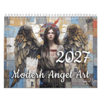 Modern ängelkonstkalender 2027