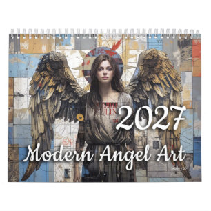 Modern ängelkonstkalender 2027 kalender