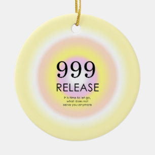 Modern ängelnumrering betyder 999 julgransprydnad keramik