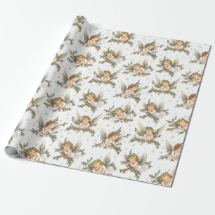 Modern änglar mönster presentpapper