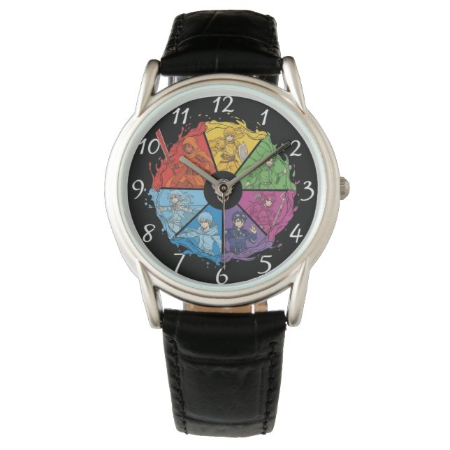 Modern Anime Art Watch Armbandsur (Framsida)