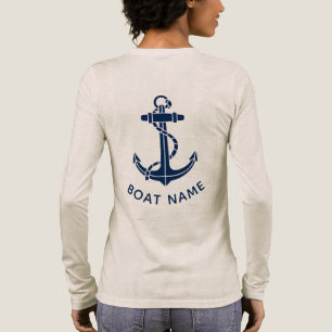 Modern Ankar Strandutflykt Anpassad T Shirt