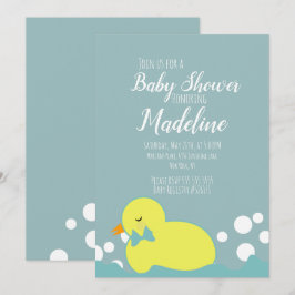 Modern  Ankor Gul Varm Bebis Shower  Inbjudan