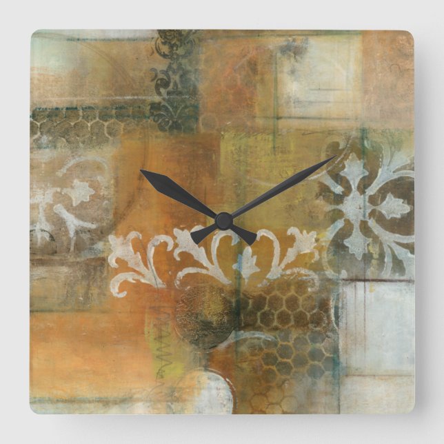 Modern anmärkning II Fyrkantig Klocka (Framsida)