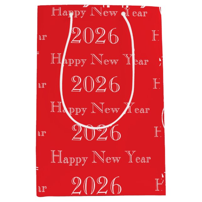 Modern Anpassad Text Gott Nytt År (Framsidan)