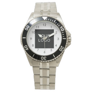 Modern Anpassade Business Company Logotyp Armbandsur