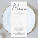 Modern, anpassade namn, svart och vitt meny<br><div class="desc">Vi presenterar Bröllop Menu & Suite (enkla moderna och anpassade namn), perfektens val för par att söka elegant och personlig vid sitt bröllop-kontor. Den här krävande sviten är designad för att spegla ditt unika stil och fira bröllopsdagens glada tillfälle. Bröllop-sviten har en klassisk vit och svart färg-palett och alternativ som...</div>