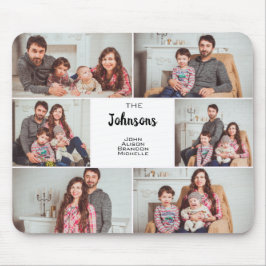 Modern Anpassningsbar 6-familjens fotosamling Musmatta