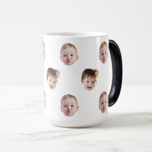 Modern Anpassningsbar Baby Child Mamma Grandma Pap Magisk Mugg