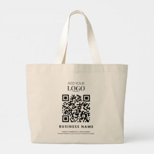 Modern Anpassningsbar Business Logotyp Promotional Jumbo Tygkasse