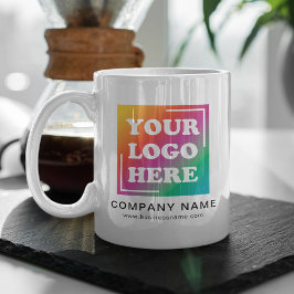 Modern Anpassningsbar Business Promotive Logotyp Kaffemugg