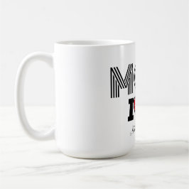 Modern Anpassningsbar Cute Mamma Red Heart Kaffemugg