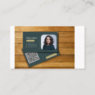 Modern Anpassningsbar, dynamisk QR-koddesign med L Visitkort