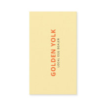 Modern Anpassningsbar Egg Dealer Company Namn med