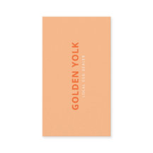 Modern Anpassningsbar Egg Dealer Company Namn med