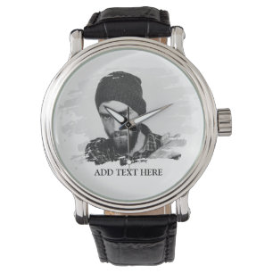 Modern Anpassningsbar Etched Photo Effect Armbandsur