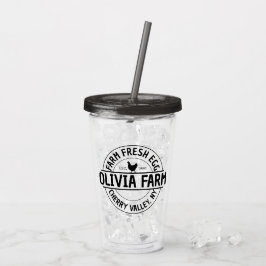 Modern Anpassningsbar Farm Fresh Owner Namn Take Away Mugg