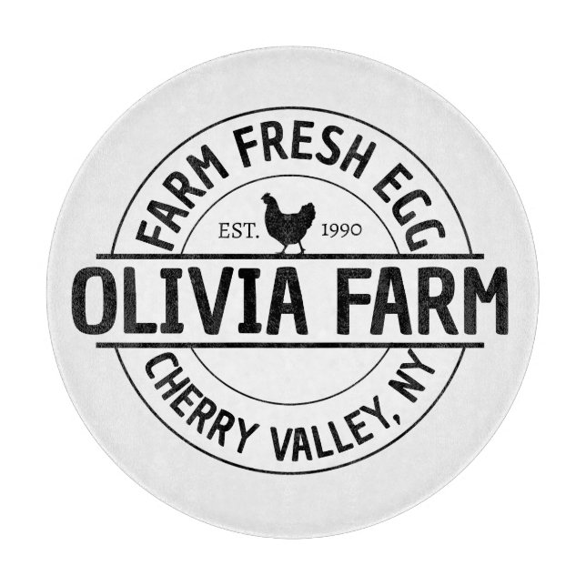 Modern Anpassningsbar Farm Owner Namn (Framsidan)