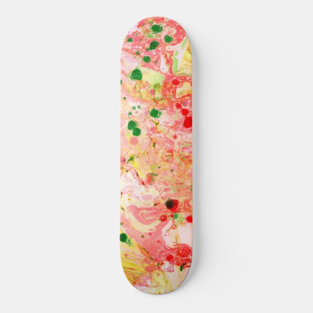 Modern Anpassningsbar för färggrafik i Abstrakt Ar Mini Skateboard Bräda 18,5 Cm (Framsida)