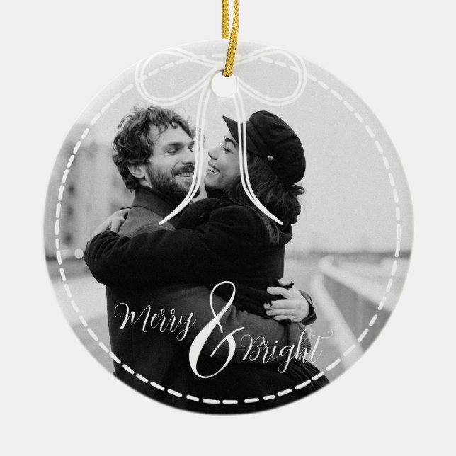 Modern Anpassningsbar för prydnadsföremål i julkla Julgransprydnad Keramik (Framsidan)