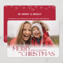 Modern anpassningsbar Foto av röd julklapp