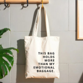 Modern Anpassningsbar Funny Trendig Text Black Tygkasse