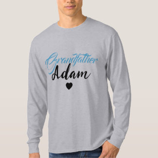 Modern Anpassningsbar Grandfather Namn - Personlig T Shirt