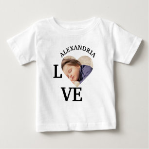 Modern Anpassningsbar kärlek-fotomall T Shirt