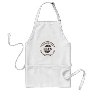 Modern Anpassningsbar-Logotyp för kaffeköp Förkläde