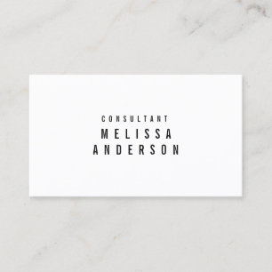 Modern Anpassningsbar med minimalistisk Profession Visitkort