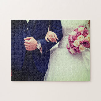 Modern Anpassningsbar Nyligen lodrat Chic Bröllop Pussel