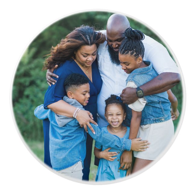 Modern Anpassningsbar Photo Knopp (Framsidan)