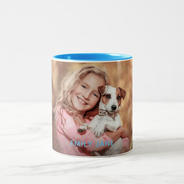 Modern Anpassningsbar Photo Mugg Gift (Center)