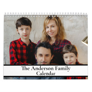 Modern Anpassningsbar Photo Skapar din kalender 20