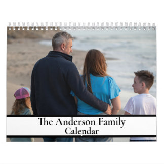 Modern Anpassningsbar Photo Skapar din kalender 20