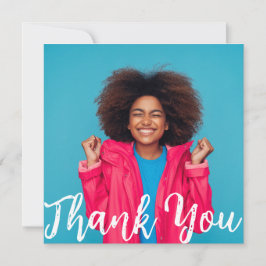 Modern Anpassningsbar Photo Studenten Tack Inbjudningar