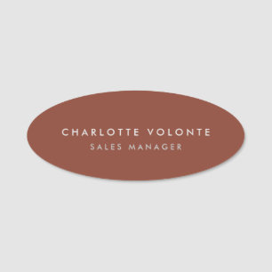 Modern Anpassningsbar Professionell Namn Namnbricka