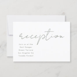 Modern Anpassningsbar Rehearsal Middagsbröllopsmot Inbjudningar