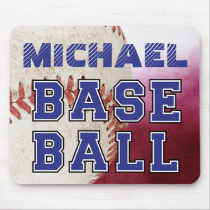 Modern anpassningsbar, rustik baseballspelare musmatta