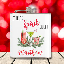Modern Anpassningsbar Skapar Spirits Bright-Helgda Fickplunta