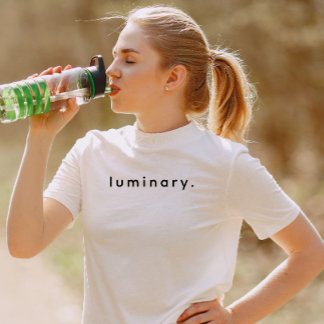 Modern Anpassningsbar, svart text för ljusstyrka T Shirt
