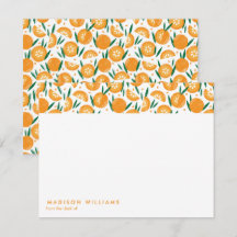 Modern anteckningskort för Trendiget FruktSnyggt