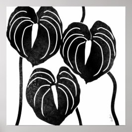 Modern Anthurium - poster och digitalavtryck
