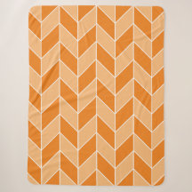 Modern apelsin-persika sillben chevron-mönster